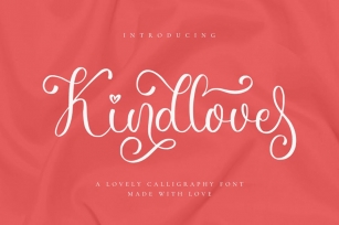 Kindlove - Lovely Script Font Font Download