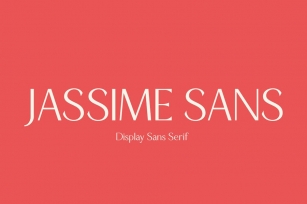 Jassime Sans - Display Sans Serif Font Download