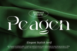 Peagen Elegant Stylish Serif Font Download