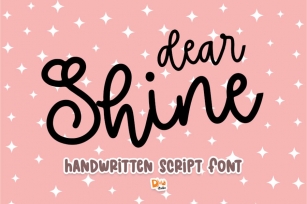 Dear Shine Font Download