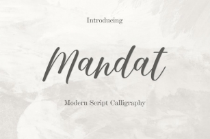 Mandat Script Font Download