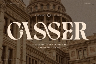 Casser Classy Serif Font Font Download