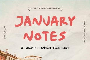 January Notes Font Download