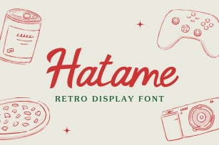 Hatame | Retro Font Font Download
