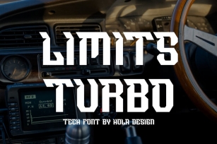 Limits Turbo - Technology & Sports Font Font Download