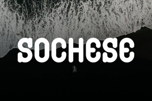 Sochese - Rounded Font Font Download