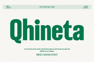 Qhineta Futuristic Font Font Download