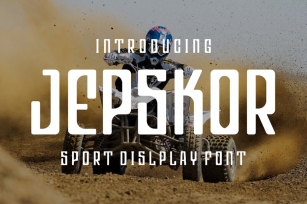 Jepskor - Sport Font Font Download
