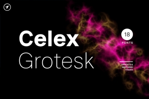 Celex Grotesk - Modern Font Family Font Download