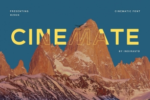 Cinemate - Cinematic Font Download