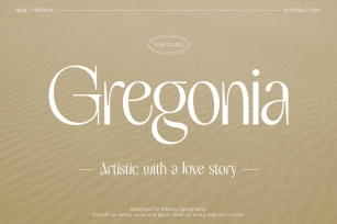 Gregonia - Artistic and Romantic Font Download