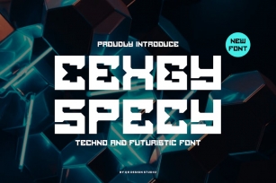 Cexgy Specy - Tech & Digital Font Font Download