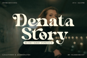 Denata Story - Retro Serif Font Font Download