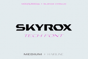 Skyrox Medium Font Download