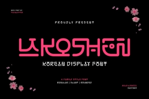 Lakoshen - Korean Style Font Font Download