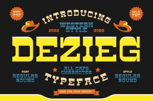Dezieg Western Typeface Font Download