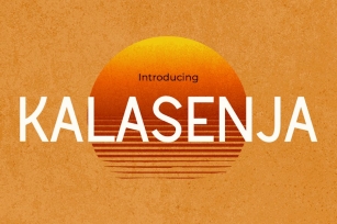 Kalasenja - Retro Sans Serif font Font Download