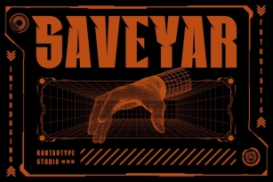 Saveyar A Futuristic Font Font Download