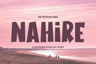 Nahire Modern Display Font Font Download