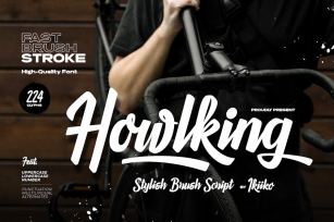 Howlking - Stylish Brush Script Font Download
