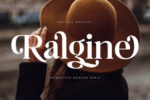 Ralgine Decorative Modern Serif Font Download