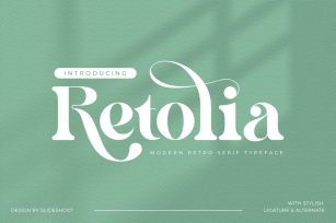Retolia Retro Serif Font Font Download