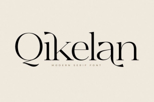 Qikelan Modern Serif Font Font Download