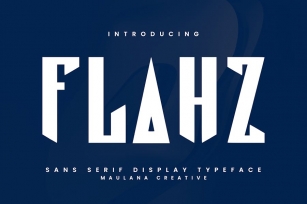Flahz Decorative Display Font Font Download