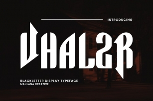 Vhalzr Stylish Vintage Typeface Font Download