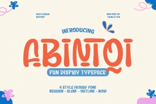 Abintqi - Playful Display Font Font Download