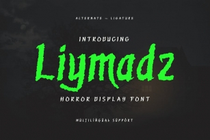Liymadz - Horror Display Font Font Download