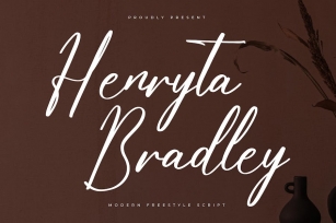 Henryta Bradley Modern Freestyle Script Font Download