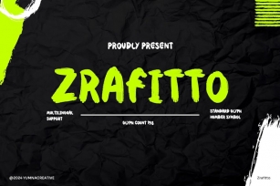 Zrafitto - Brush Handwritten Font Font Download