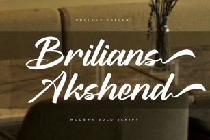 Brilians Akshend Modern Bold Script Font Download