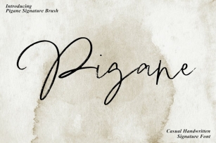 Pigane - Casual Handwritten Font Download