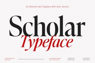 Scholar Serif Font Download