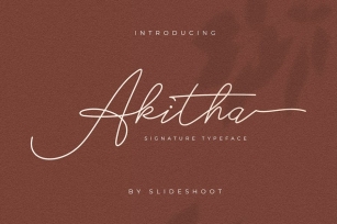 Akitha Signature Font Font Download