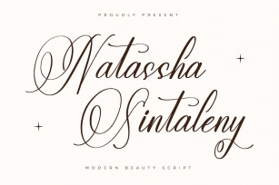 Natassha Sintaleny Modern Script Font Download
