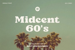 Midcent 60s - Retro Black Font Download