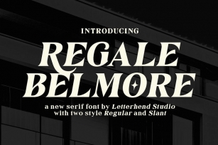 Regale Belmore Font Download