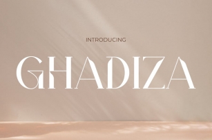 Ghadiza - Modern Girly Font Font Download