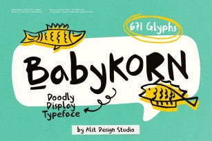 Baby Korn Typeface Font Download