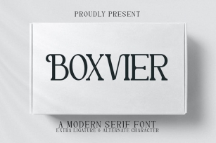 BOXVIER Font Download