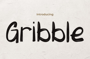 Gribble - Urban Font Font Download