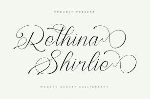 Rethina Shirlie Modern Calligraphy Font Download