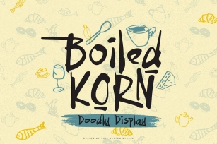 Boiled Korn Font Font Download