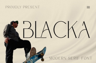 BLACKA Font Download