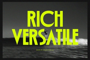 Rich Versatile - Display Sans Font Download