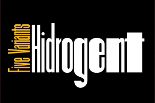 Hidrogent Family Font Download