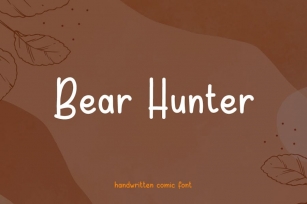 Bear Hunter - A Clean Comic Font Font Download